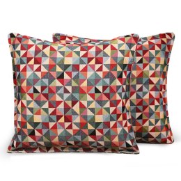 Kolorowa poszewka 60 x 60 cm z dekoracyjnym wzorem