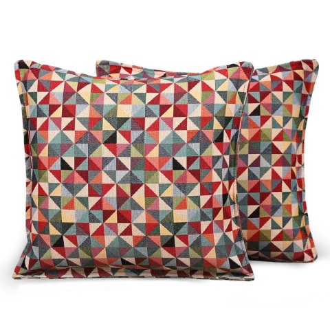 Kolorowa poszewka 60 x 60 cm z dekoracyjnym wzorem