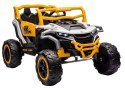 Pojazd na akumulator M1 Biało-Żółty 4x4
