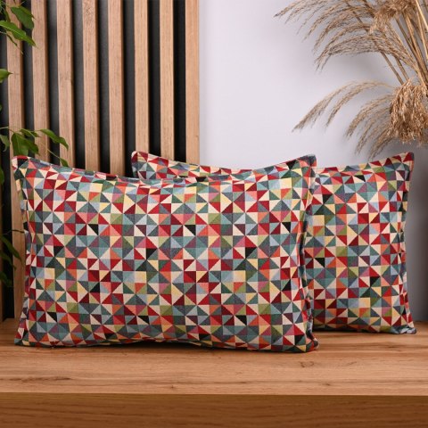 Kolorowa poszewka 40 x 80 cm z dekoracyjnym wzorem