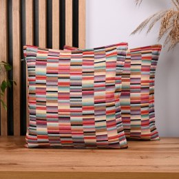 Kolorowa poszewka 50 x 50 cm z dekoracyjnym wzorem