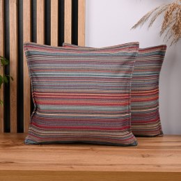 Kolorowa poszewka 50 x 50 cm z dekoracyjnym wzorem