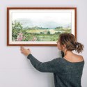 Zestaw 5 szt. wysokich ramek na zdjęcia 30 x 60 cm brązowych