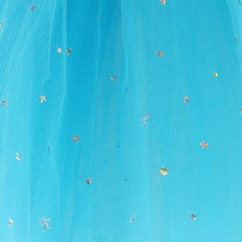 Kostium strój karnawałowy przebranie Jednorożec opaska+ spódniczka niebieski 3-6lat