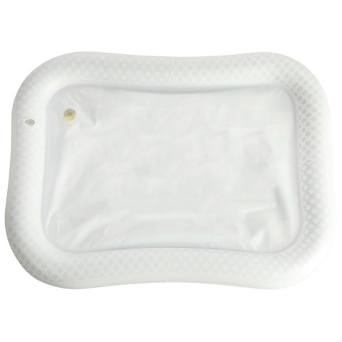 Mata wodna sensoryczna dmuchana dla niemowląt kontrastowa czarno-biała szachownica XXL 65x50 cm