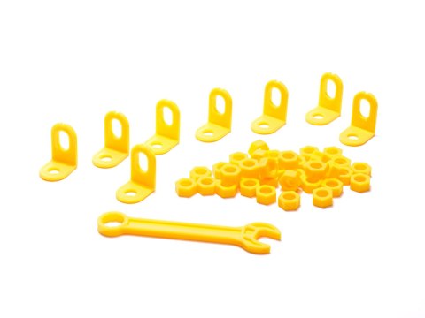 Wkrętarka wiertarka śrubki klocki konstrukcyjne zestaw majsterkowicza walizka 258 elementów