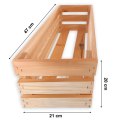 Drewniany kwietnik, wkład 40 cm - warzywnik 3-poziomowy, skrzynka na zioła, kwiaty, balkon, taras i ogród