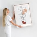 Zestaw 3 szt. wysokich ramek na zdjęcia 40 x 60 cm białych
