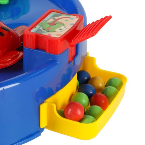 Gra zręcznościowa głodne żabki skaczące żaby 4 graczy 3+ XXL niebieska