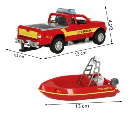 Auto straż z łodzią 12 cm