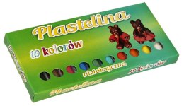 Plastelina kolorowa 10 sztuk