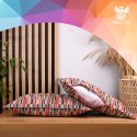 Kolorowa poszewka 30 x 50 cm z dekoracyjnym wzorem