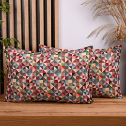 Kolorowa poszewka 40 x 60 cm z dekoracyjnym wzorem