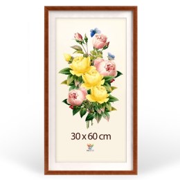Zestaw 3 szt. wysokich ramek na zdjęcia 30 x 60 cm brązowych