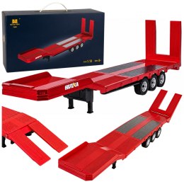 Przyczepa Niskopodwoziowa Naczepa Do Scania 770S Huina Czerwona 1:18