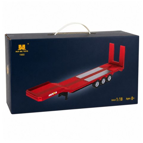 Przyczepa Niskopodwoziowa Naczepa Do Scania 770S Huina Czerwona 1:18