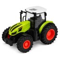 Traktor Rolniczy Zdalnie Sterowany RC z Przyczepą Bale Siana Światła 1:24