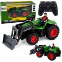 Traktor Rolniczy Ze Spychaczem i Rolnikiem Zdalnie Sterowany RC 1:24