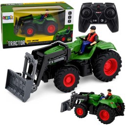 Traktor Rolniczy Ze Spychaczem i Rolnikiem Zdalnie Sterowany RC 1:24