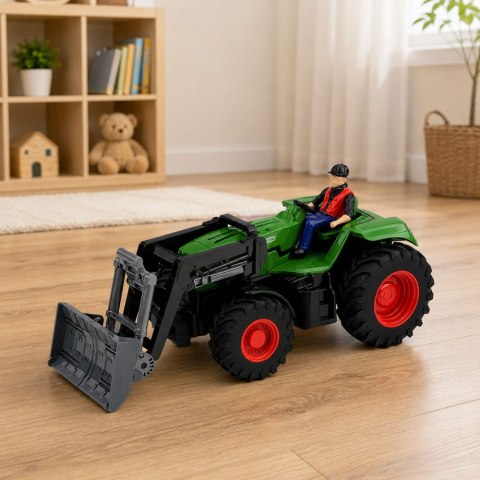 Traktor Rolniczy Ze Spychaczem i Rolnikiem Zdalnie Sterowany RC 1:24