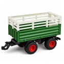 Traktor Rolniczy z Przyczepą Zdalnie Sterowany RC Figurka Krowy 1:24