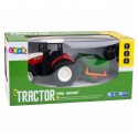 Traktor Rolniczy z Siewnikiem Zdalnie Sterowany RC Światła Czerwony 1:24