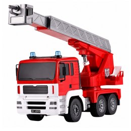 Wóz Strażacki z Obrotowym Wysięgnikiem 660° Zdalnie Sterowany RC 1:20