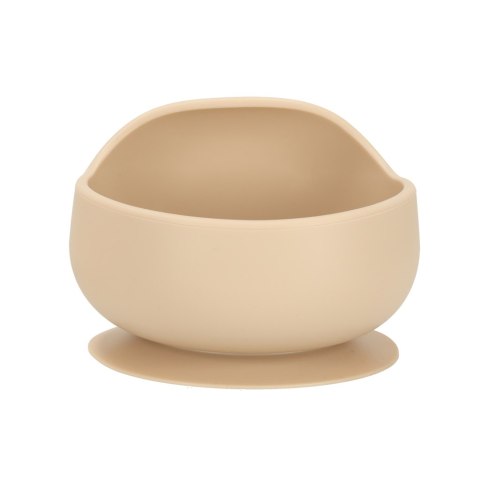 Naczynia silikonowe dla dzieci sowa zestaw 8 elementów beżowe