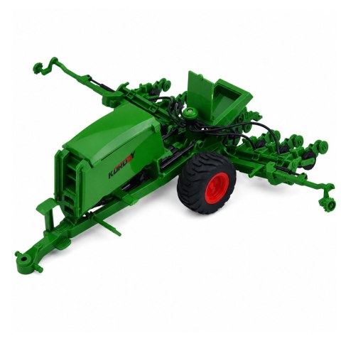 Traktor Rolniczy z Siewnikiem i Agregatem Światła Dźwięki Żółty 1:24