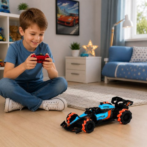 Wyścigówka Zdalnie Sterowana Samochód RC Obrót 360° 4WD Światła 1:14