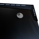 Biurko gamingowe LED podświetlenie RGB uchwyty komputerowe dla gracza 120x60cm