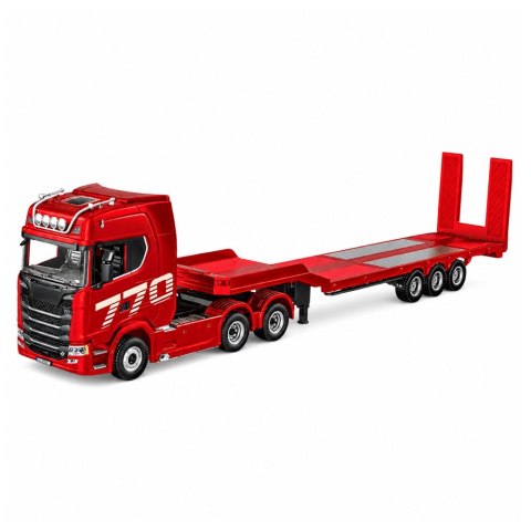 Ciężarówka Scania 770S Z Naczepą Zdalnie Sterowana RC Huina Czerwona 1:18