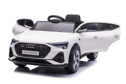 Auto Na Akumulator Audi E- Tron Białe QLS-6688 Światła LED MP3