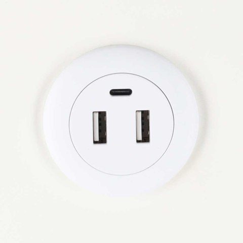 Szafka nocna wisząca szuflady oświetlenie LED USB ładowanie głośnik Bluetoot ecru
