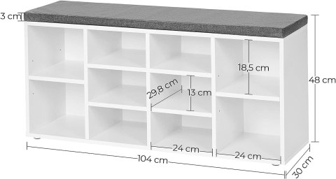 Szafka na Buty z Siedziskiem - LHS010W01