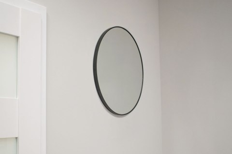 Lustro 40cm czarna rama
