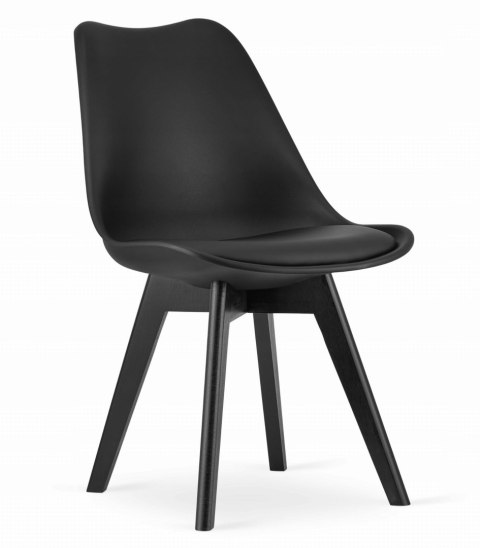Zestaw stół prostokątny 120x80cm craft + 4 krzesła MARK czarne