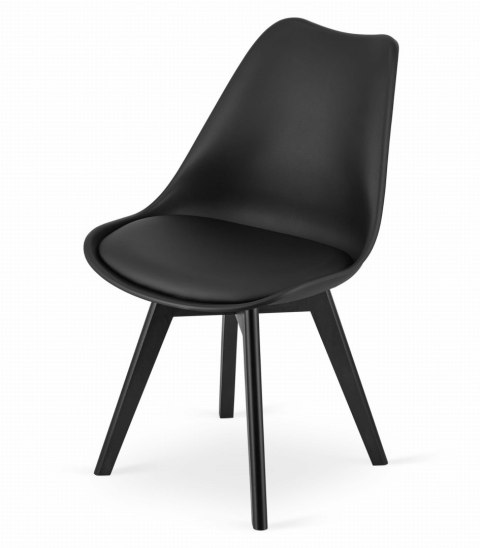 Zestaw stół prostokątny 120x80cm craft + 4 krzesła MARK czarne