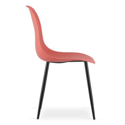 Krzesło WAT cynober / nogi czarne x 2