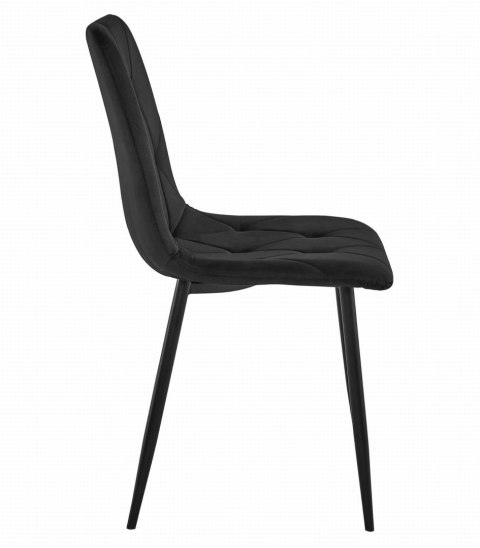 Zestaw stół NP 120x80cm Craft Czarny + 4 krzesła LIBRA czarne