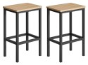Taborety Barowe 2szt - sonoma - LBC065B11