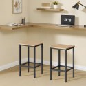 Taborety Barowe 2szt - sonoma - LBC065B11