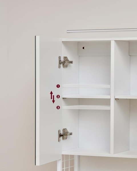 Szafka Łazienkowa z Lustrem - BBK124W14