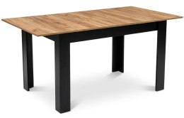 Stół NP 120-160x80 Craft nogi czarne