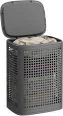 Kosz na pranie 75l szary - RLH021G101