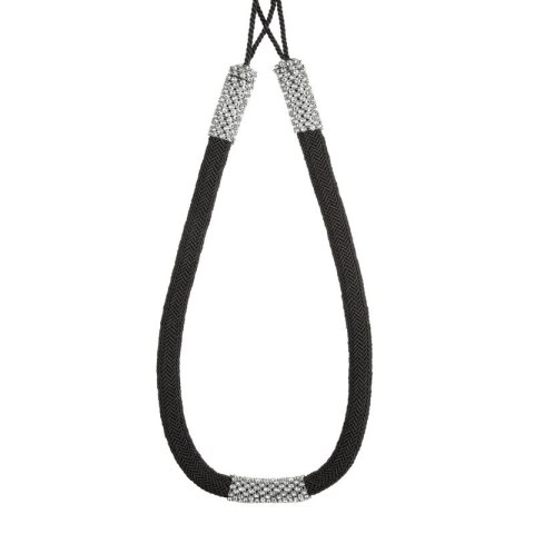 SZNUR DEKORACYJNY BLANKA 87 CM CZARNY