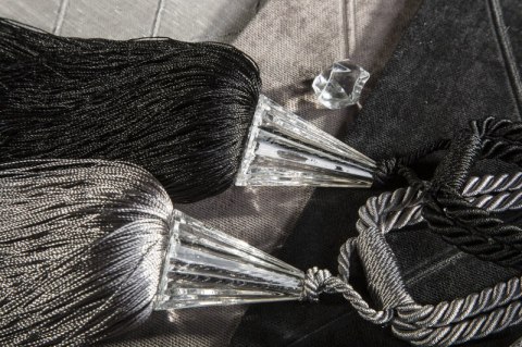 SZNUR DEKORACYJNY 4036 58 CM CIEMNOMIĘTOWY