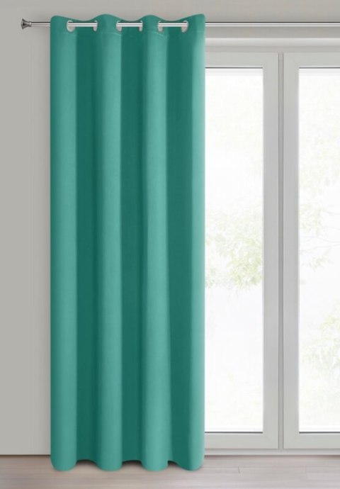 ZASŁONA GOTOWA D91 PARISA 135 X 250 CM TURKUSOWY
