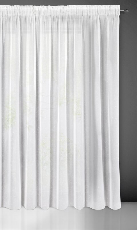 FIRANA GOTOWA ANGELA NA TAŚMIE 350 X 250 CM BIAŁY