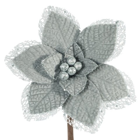 KWIAT ŚWIĄTECZNY 57A 16 CM STALOWY